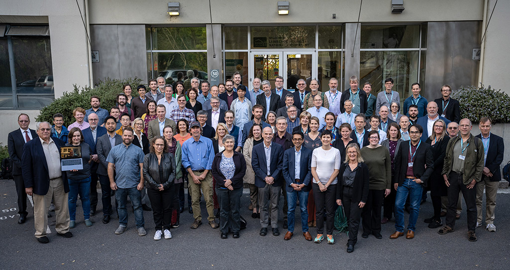 CMB-S4 Director’s Review – Group photo taken on November 14, 2023. Credit: Thor Swift, Berkeley Lab