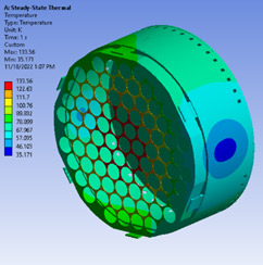 Thermal model of the LAT receiver cryostat. 2 of 2